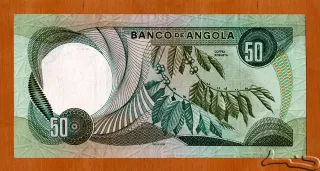 Angola 50 Escudos, 1972 reverse