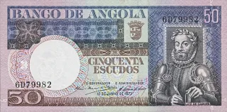 Angola 50 Escudos, 1973 obverse