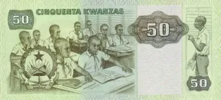 Angola 50 Kwanzas, 1984 reverse