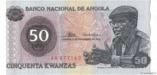 Angola 50 Kwanzas, 1976 obverse