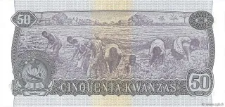 Angola 50 Kwanzas, 1976 reverse