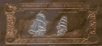Antigua and Barbuda 100 Dollars, 1981 obverse