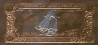 Antigua and Barbuda 100 Dollars, 1981 obverse