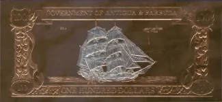 Antigua and Barbuda 100 Dollars, 1981 obverse