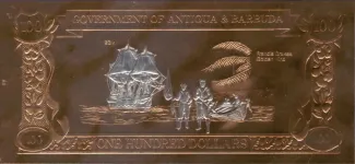 Antigua and Barbuda 100 Dollars, 1981 obverse