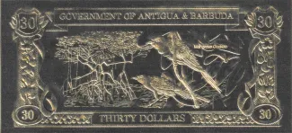 Antigua and Barbuda 30 Dollars, 1981 reverse