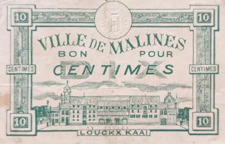 Antwerp, Province of 10 Centimes, 1917 obverse