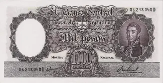 Argentina 1.000 Pesos, 1967 image