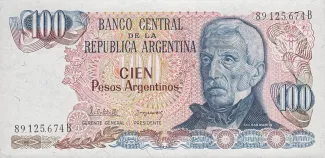 Argentina 100 Pesos, 1984 image