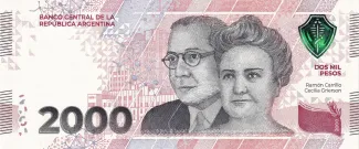 Argentina 2,000 Pesos, 2023 P-368 obverse