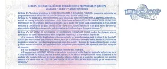 Argentina 20 Pesos, 2001 reverse