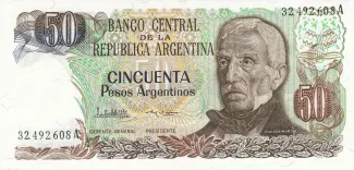 Argentina 50 Pesos, 1985 image