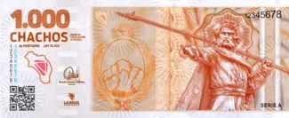 Argentine provinces 1.000 Chachos, 2024 obverse