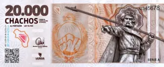 Argentine provinces 20.000 Chachos, 2024 obverse