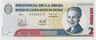 Argentine provinces 2 Pesos, 2001 image