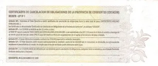 Argentine provinces 5 Pesos, 2000-2001 reverse