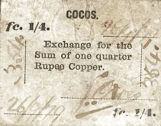 Australia 0 Rupee, 1879 obverse