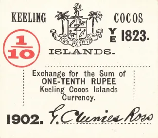 Australia 0 Rupee, 1902 obverse