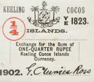 Australia 0 Rupee, 1902 obverse