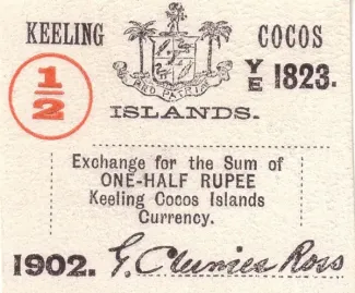 Australia 1/2 Rupee, 1902 obverse