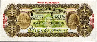 Australia 0.5 Sovereign, 1932 image
