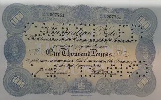 Australia 1.000 Pounds, 1925 image