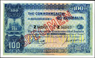 Australia 100 Pounds, 1914 image