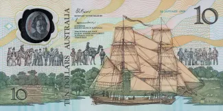Australia 10 Dollars, 1988 P-49 obverse