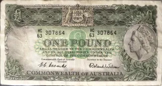 Australia 1 Pound, 1953 image