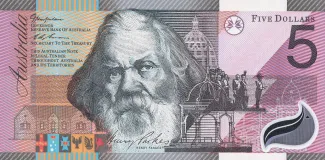 Australia 5 Dollars, 2001 P-56 obverse