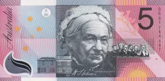 Australia 5 Dollars, 2001 P-56 reverse