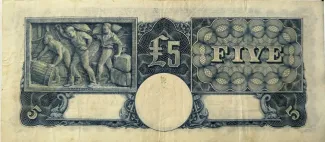 Australia 5 Pounds, 1939-1952 reverse
