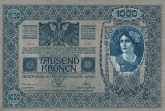Austria 1.000 Kronen, 1919 reverse