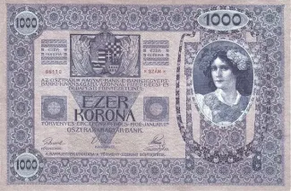 Austria 1.000 Kronen, 1920 reverse