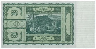 Austria 1.000 Schilling, 1945 reverse
