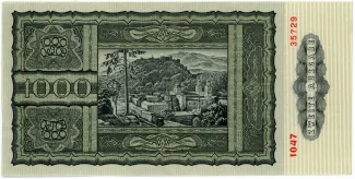 Austria 1.000 Schilling, 1947 reverse