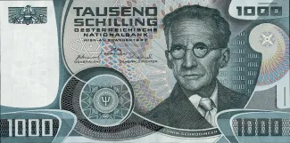 Austria 1.000 Schilling, 1982-1983 obverse