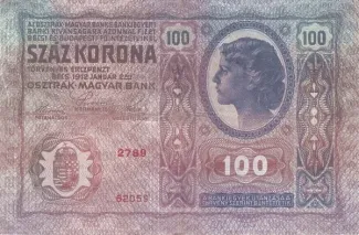 Austria 100 Kronen, 1920 reverse