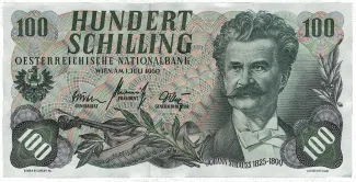 Austria 100 Schilling, 1960 obverse