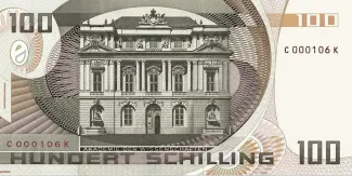 Austria 100 Schilling, 1984 reverse