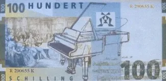 Austria 100 Schilling, 1995 - Unissued reverse