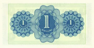 Austria 1 Schilling, 1944 reverse