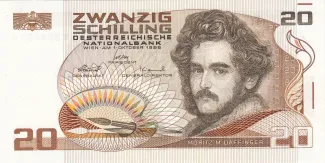 Austria 20 Schilling, 1986 obverse