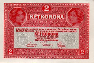 Austria 2 Kronen, 1917 reverse