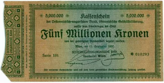  5.000.000, 1922