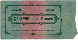 Austria 5.000.000 Kronen, 1922 reverse