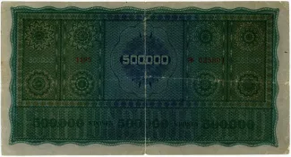 Austria 500.000 Kronen, 1922 reverse