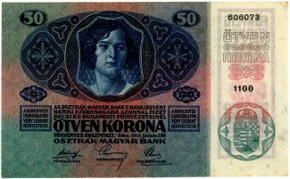 Austria 50 Kronen, 1914 reverse