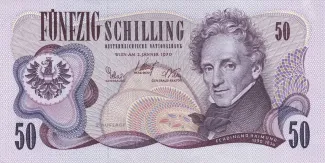 Austria 50 Schilling, 1983 obverse