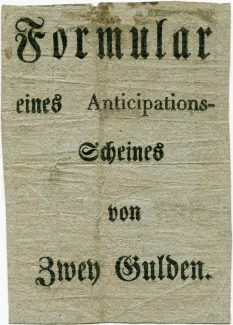 Austrian Empire 2 Gulden, 1813 reverse